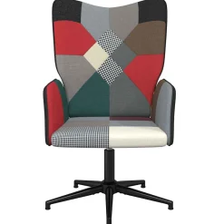 Fotel Wypoczynkowy Tapicerowany Patchwork Do Salonu Pokoju