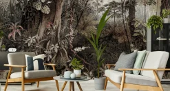 Fototapeta Abstrakcyjna Dżungla W Stylu Vintage 90x60cm