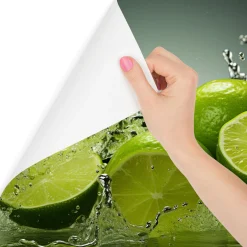 Fototapeta Do Kuchni Abstrakcyjne Limonki Owoce 135x90cm