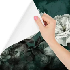Fototapeta Do Salonu Akwarelowe Białe Peonie 90x60cm