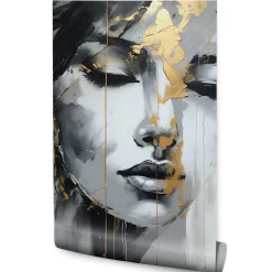 Fototapeta Do Sypialni Abstrakcyjna Kobieca Twarz 100x150cm