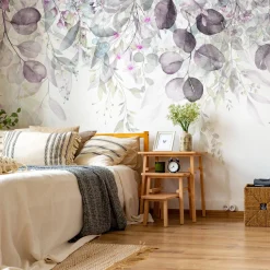 Fototapeta Kolorowe Liście Malowane Akwarelą 90x60cm