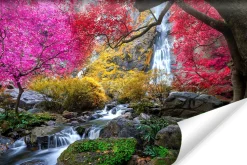 Fototapeta Tajlandia WODOSPAD Drzewa 3D 90x60cm