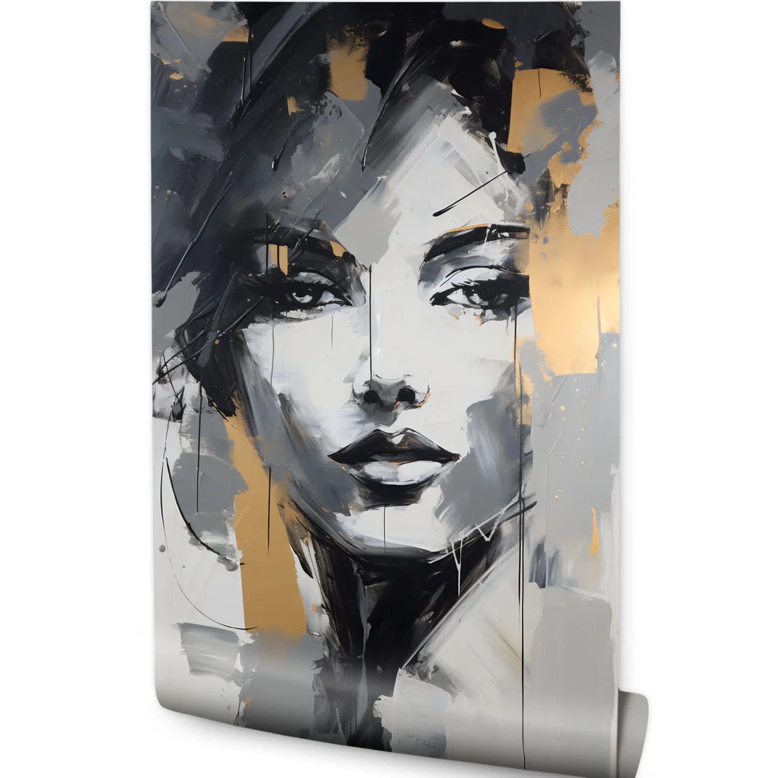 Fototapeta Zmysłowy Abstrakcyjny Portret Kobiety 100x150cm