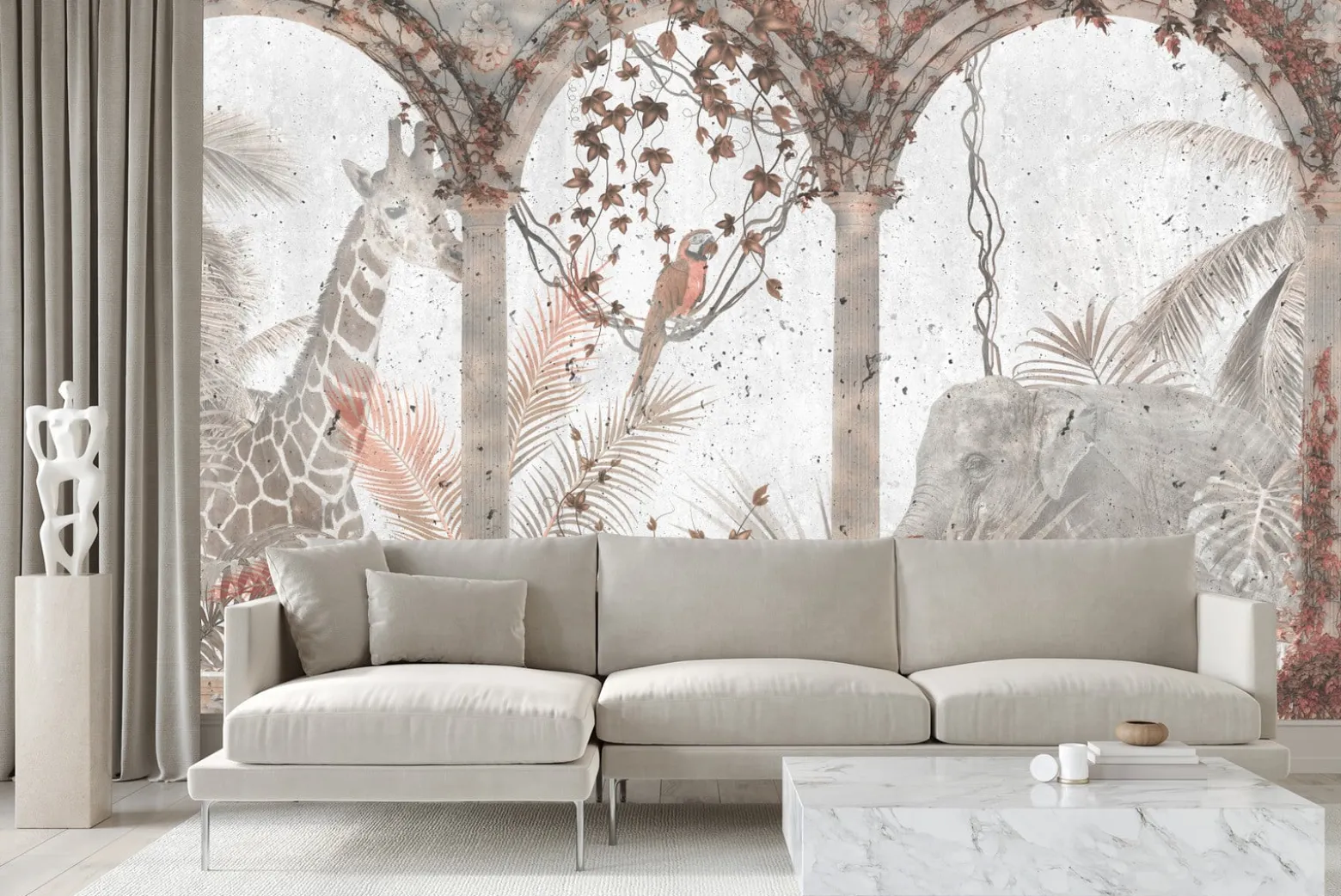 Fototapeta Abstrakcyjna Dżungla 90x60cm