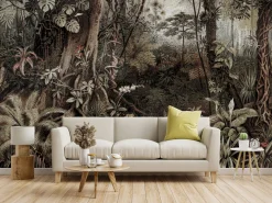 Fototapeta Abstrakcyjna Dżungla W Stylu Vintage 90x60cm
