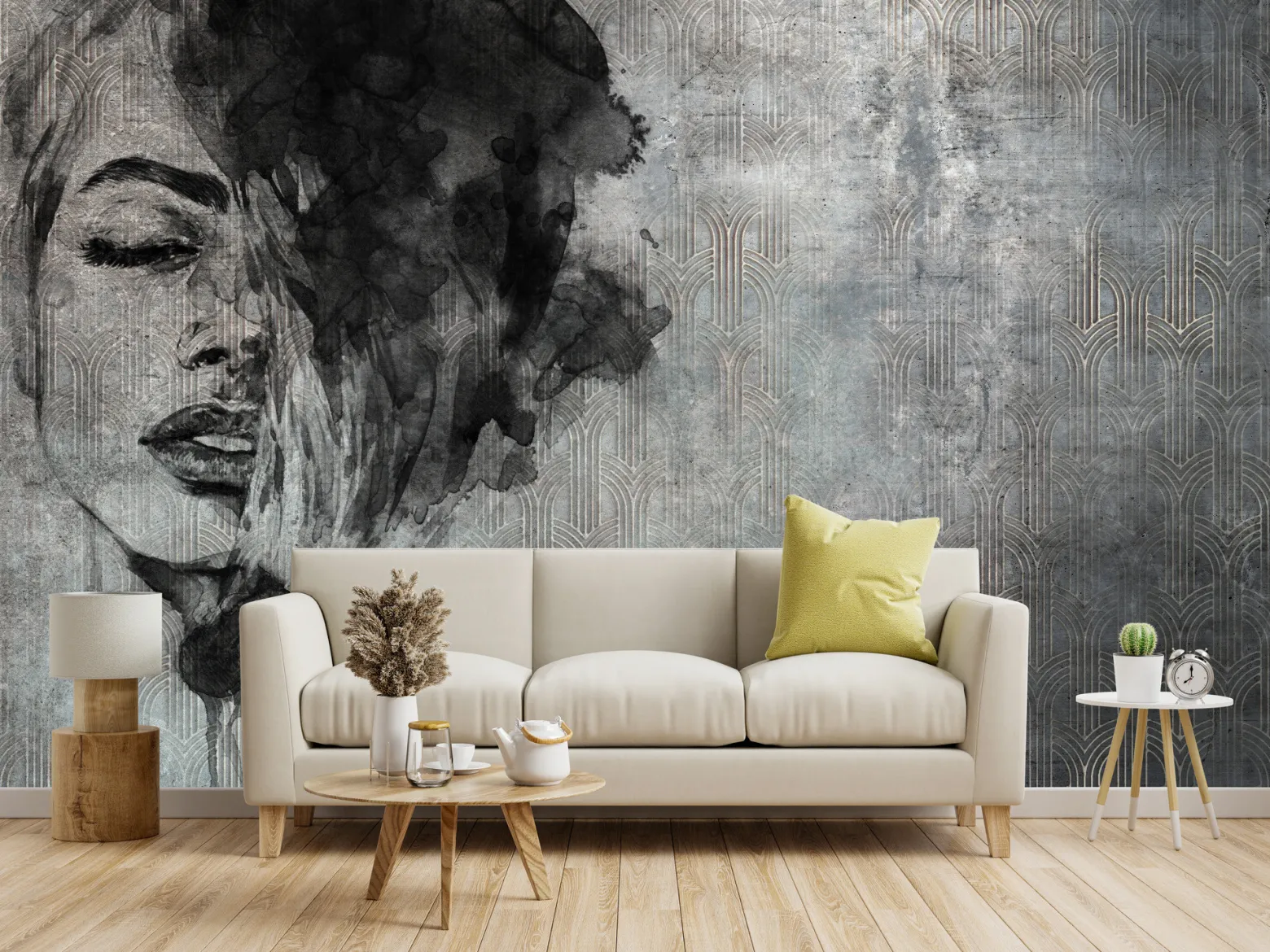 Fototapeta Abstrakcyjna Kobieta 90x60cm