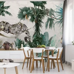 Fototapeta Abstrakcyjne Jaguary W Dżungli 90x60cm