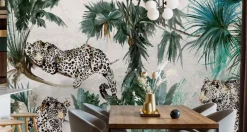 Fototapeta Abstrakcyjne Jaguary W Dżungli 90x60cm