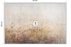 Fototapeta Abstrakcyjne Kwiaty Na Betonie 90x60cm