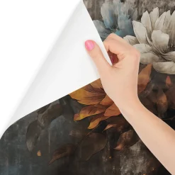 Fototapeta Abstrakcyjne Kwiaty Na Betonie 90x60cm
