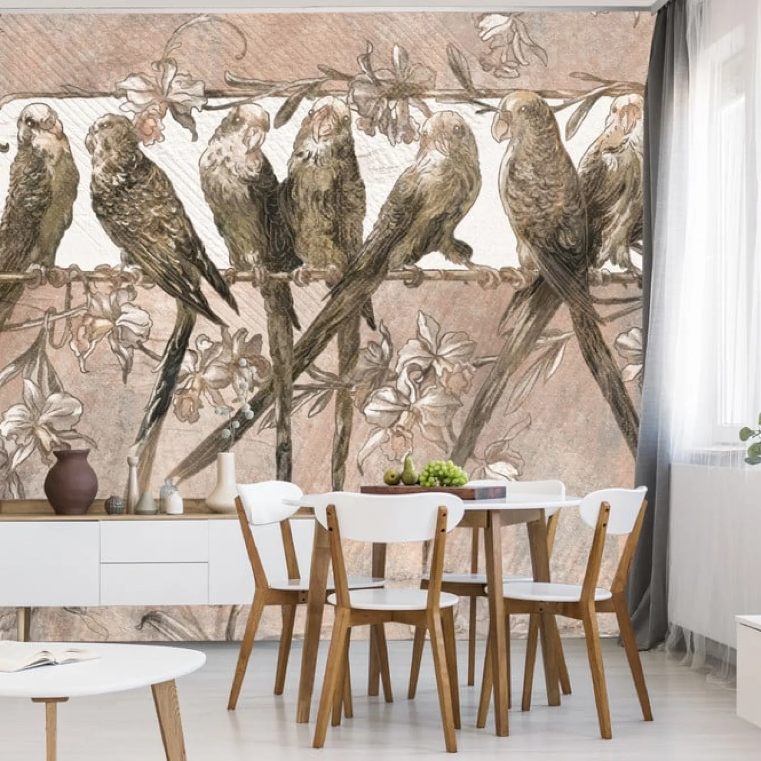 Fototapeta Abstrakcyjne Papużki 90x60cm