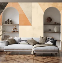 Fototapeta Abstrakcyjne Tło W Stylu Japandi 208x146cm