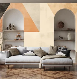 Fototapeta Abstrakcyjne Tło W Stylu Japandi 450x300cm