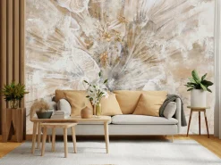 Fototapeta Abstrakcyjny Kwiat Na Betonie 90x60cm