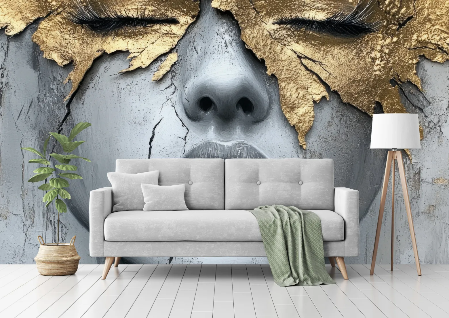 Fototapeta Abstrakcyjny Portret Kobiety 135x90cm