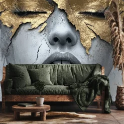 Fototapeta Abstrakcyjny Portret Kobiety 208x146cm