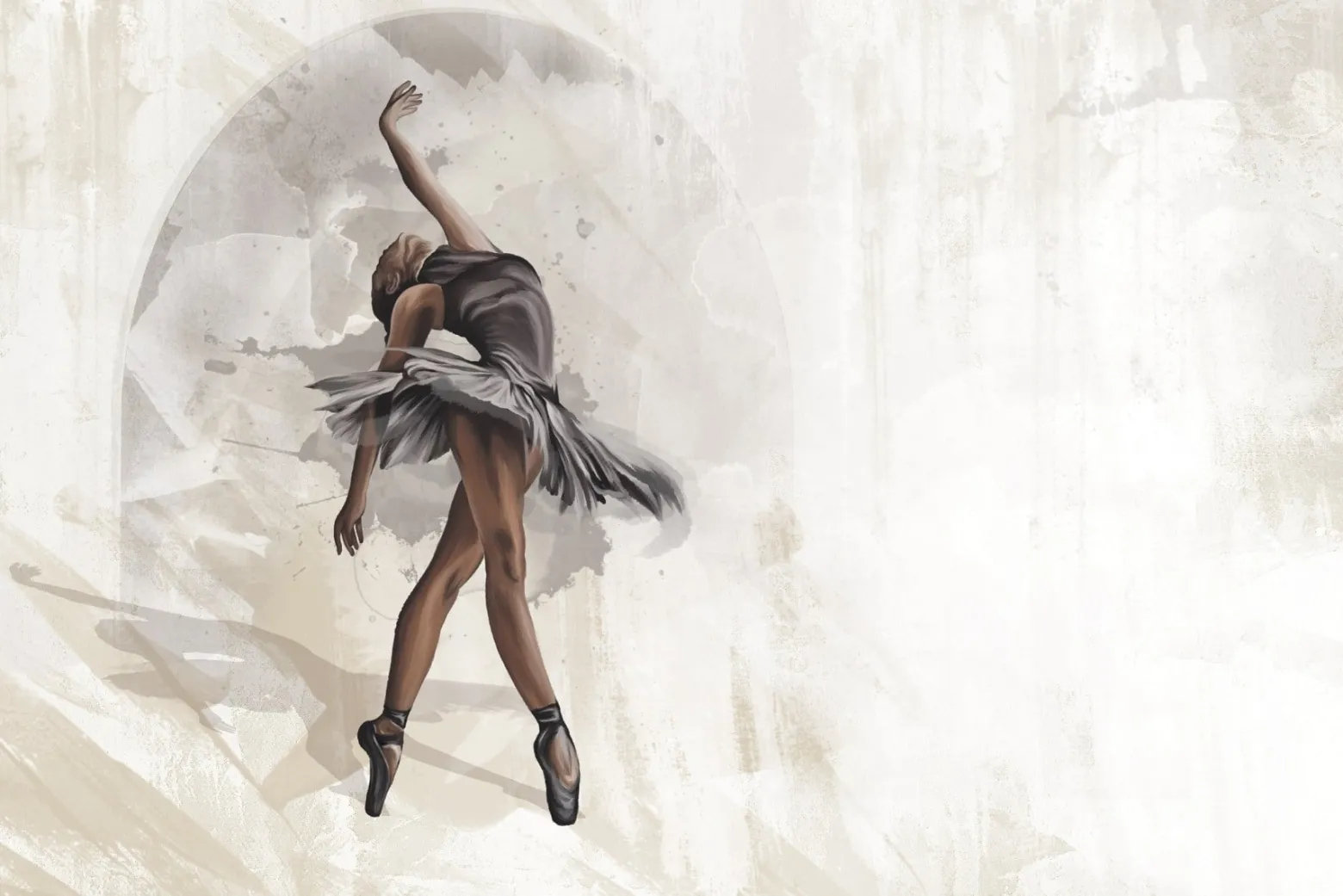 Fototapeta Ścienna BALERINA Sztuka Taniec 90x60cm