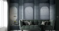 Fototapeta Ścienna BETONOWA Konstrukcja 3D 90x60cm