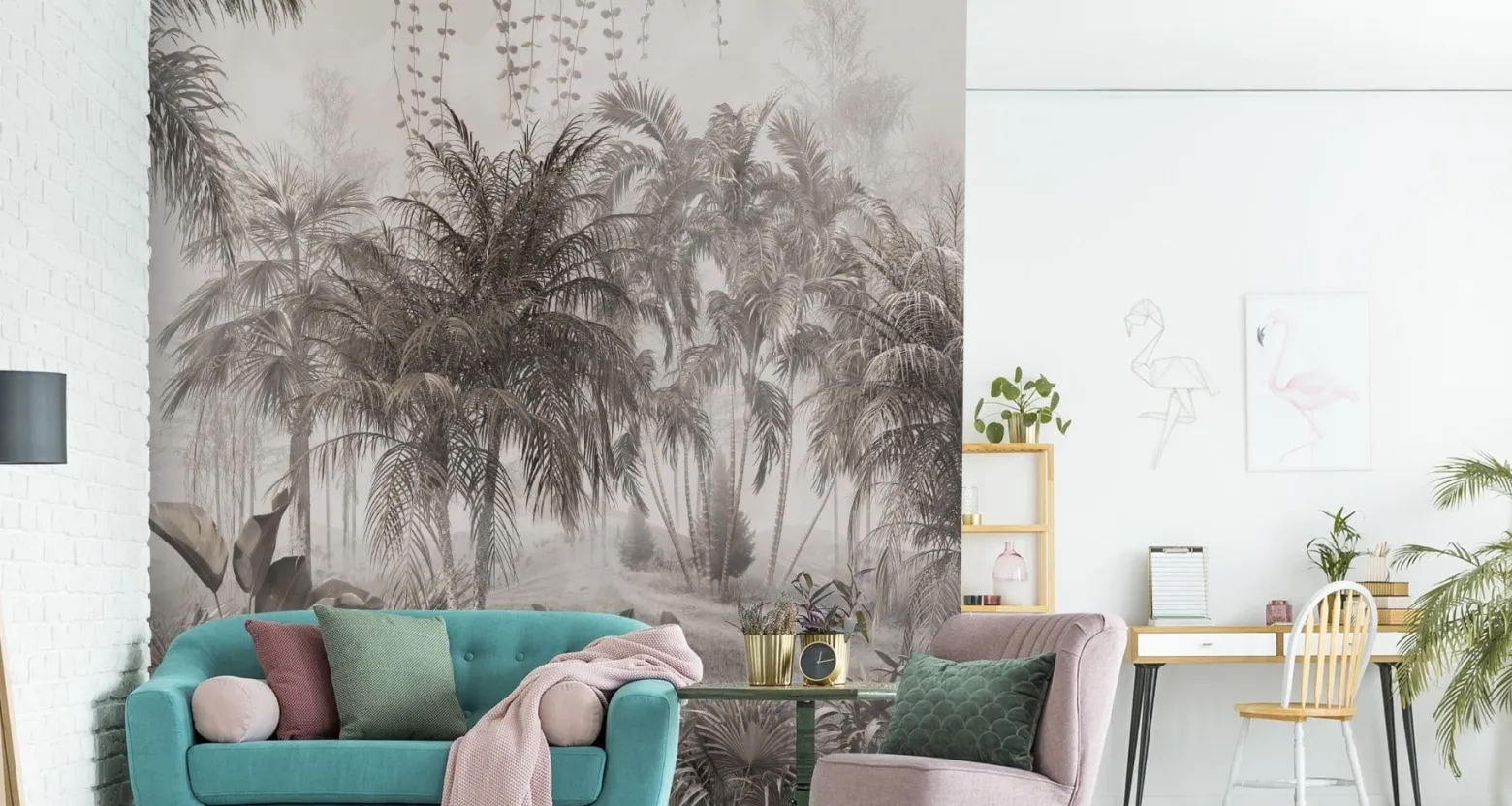 Fototapeta Ścienna DŻUNGLA w Stylu Vintage 135x90cm