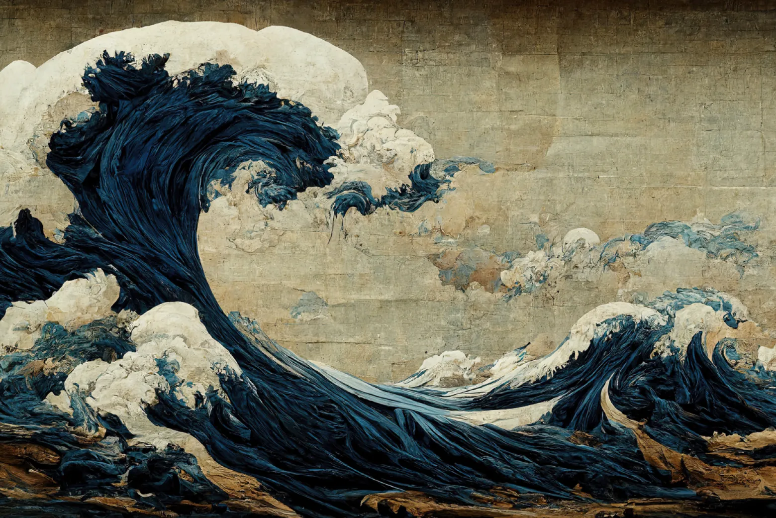 Fototapeta Ścienna FALE Styl Vintage Ocean 90x60cm