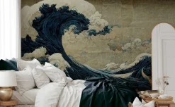 Fototapeta Ścienna FALE Styl Vintage Ocean 90x60cm