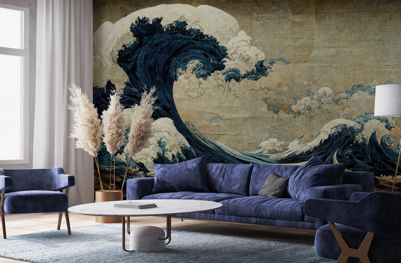 Fototapeta Ścienna FALE Styl Vintage Ocean 90x60cm