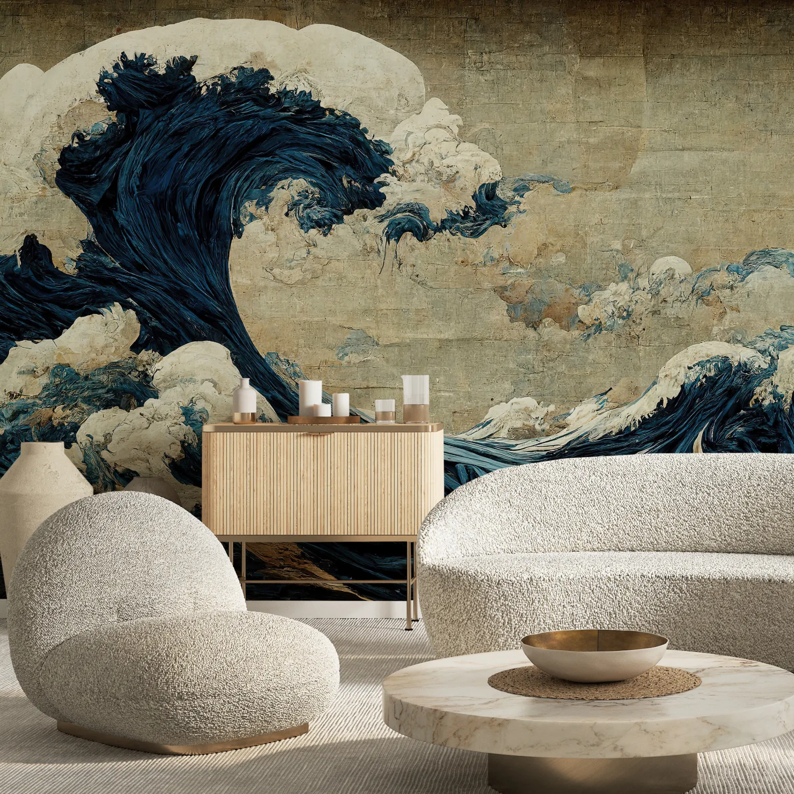Fototapeta Ścienna FALE Styl Vintage Ocean 90x60cm