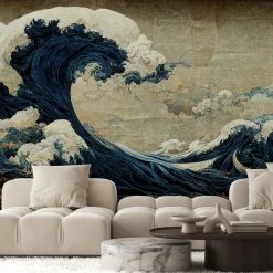 Fototapeta Ścienna FALE Styl Vintage Ocean 90x60cm