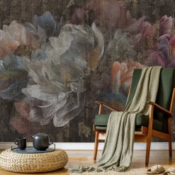 Fototapeta Ścienna Malowane Abstrakcyjne Piwonie 90x60cm