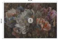 Fototapeta Ścienna Malowane Abstrakcyjne Piwonie 90x60cm