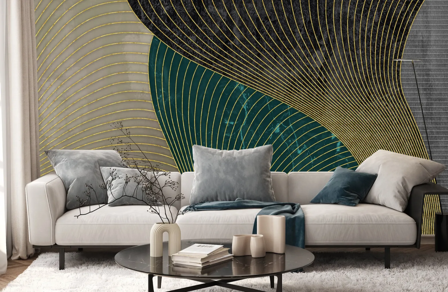 Fototapeta Ścienna Nowoczesny Wzór Geometryczny 90x60cm