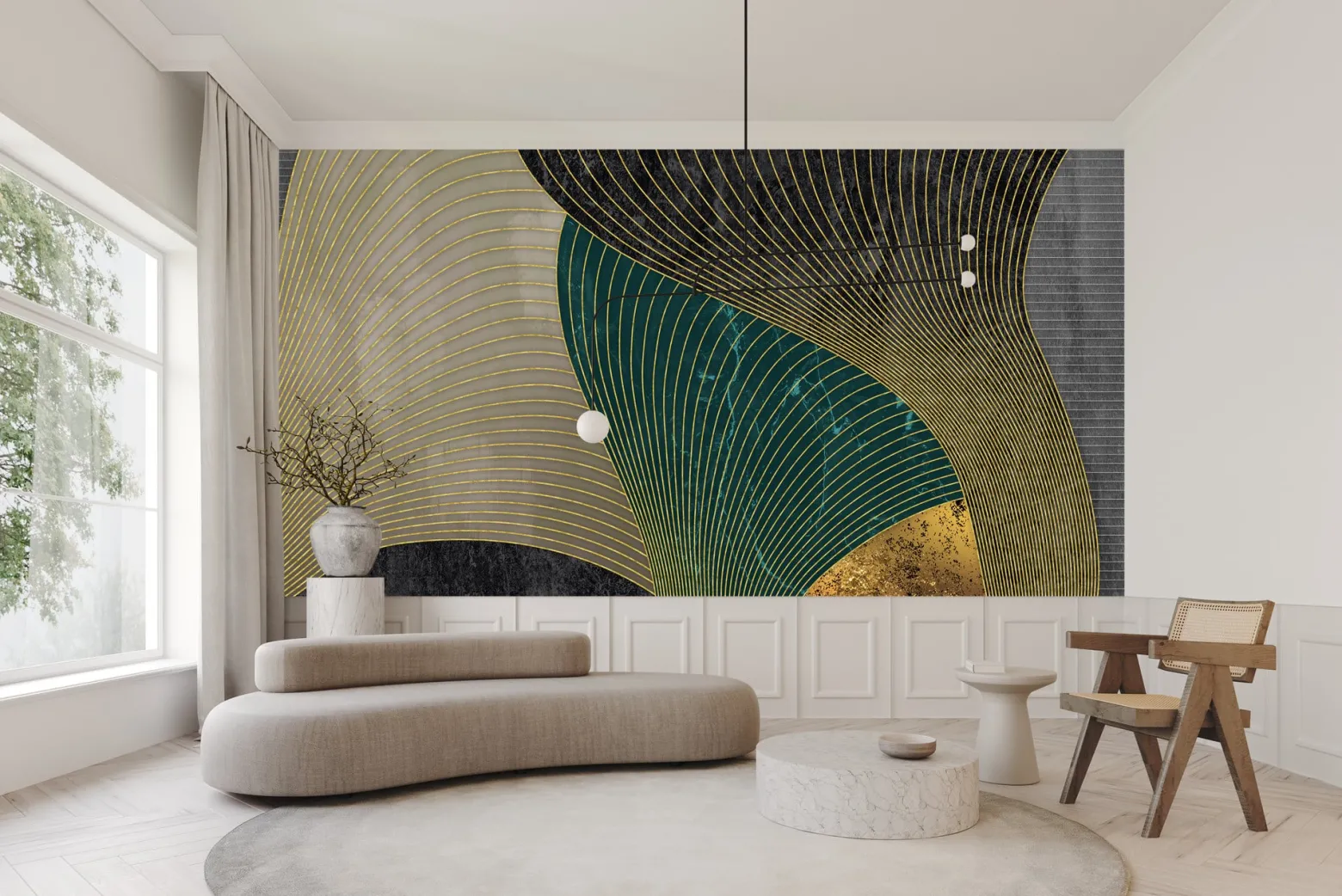 Fototapeta Ścienna Nowoczesny Wzór Geometryczny 90x60cm