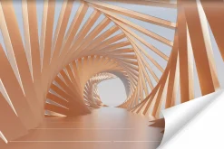 Fototapeta Do Biura Abstrakcyjny Tunel Efekt 3D 90x60cm