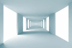Fototapeta Do Biura Nowoczesny Tunel Efekt 3D 90x60cm