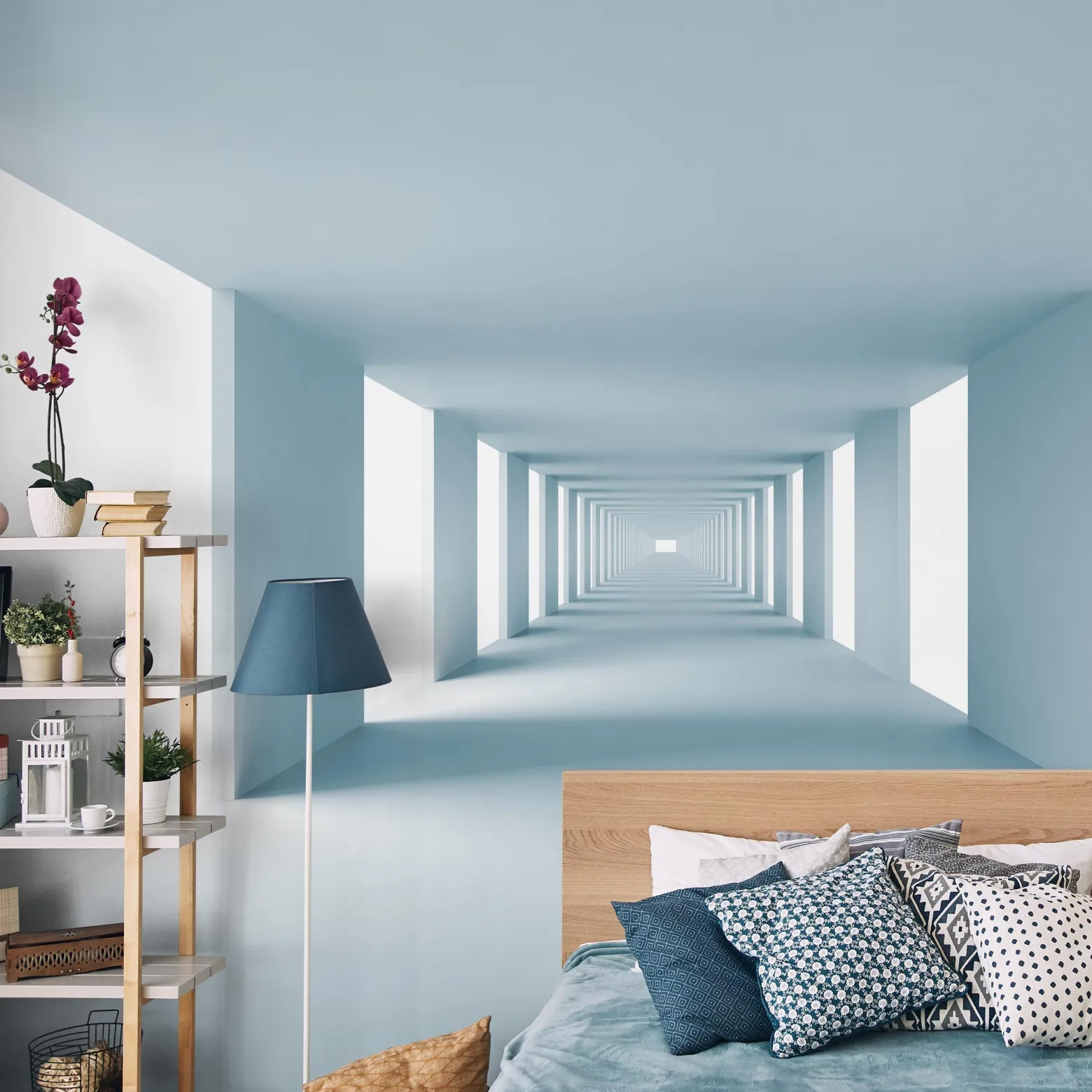 Fototapeta Do Biura Nowoczesny Tunel Efekt 3D 90x60cm