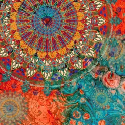Fototapeta Do Salonu Kolorowe Mandale Boho 90x60cm