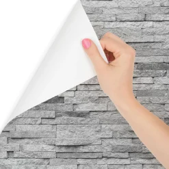 Fototapeta Do Salonu Szary Kamień Łupek Efekt 3D 90x60cm