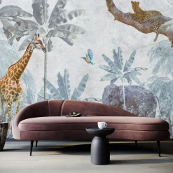 Fototapeta Dzikie Zwierzęta W Dżungli 90x60cm