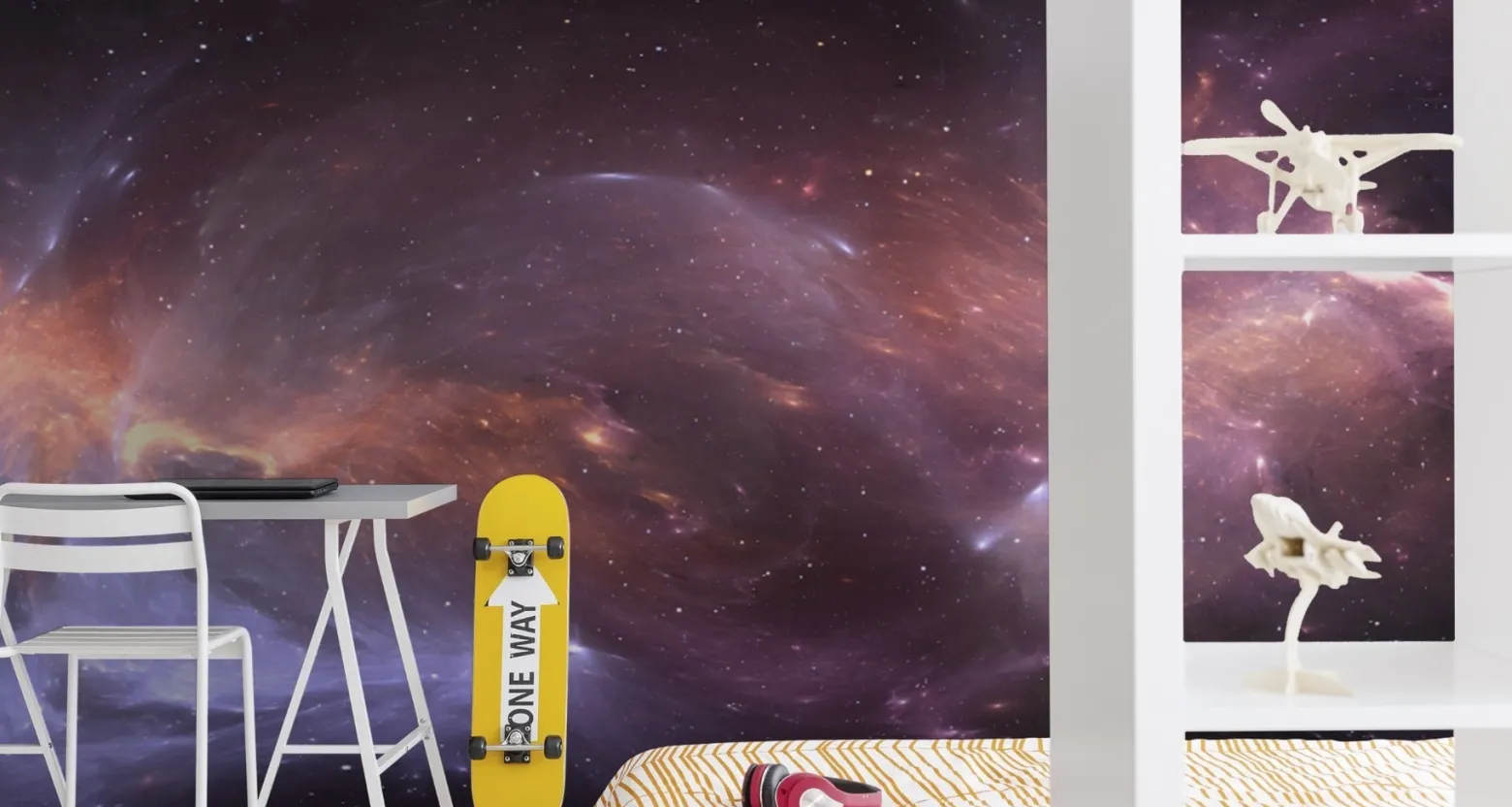 Fototapeta KOSMICZNA Panorama Gwiazdy 3D 90x60cm
