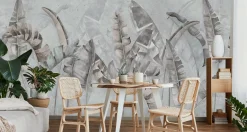 Fototapeta Liście Bananowca Abstrakcja 90x60cm