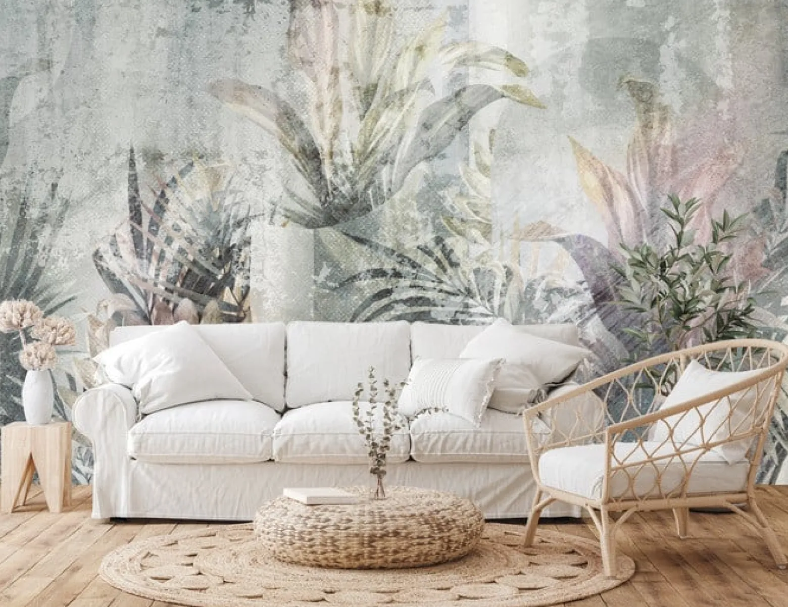 Fototapeta Liście W Stylu Vintage 90x60cm