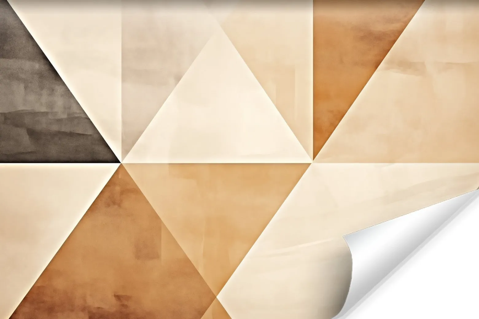 Fototapeta Minimalistyczne Trójkąty Styl Boho 460x300cm