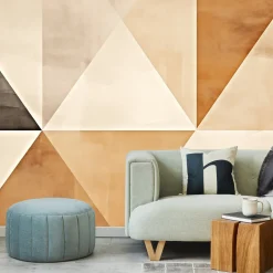 Fototapeta Minimalistyczne Trójkąty Styl Boho 460x300cm