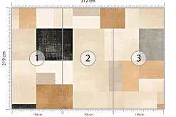 Fototapeta Minimalistyczne Tło W Stylu Japandi 312x219cm