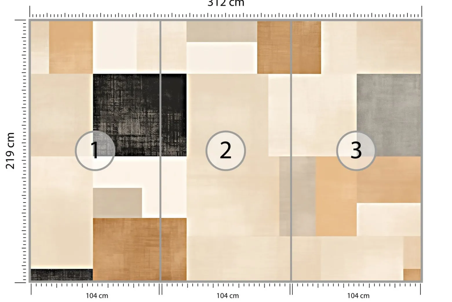 Fototapeta Minimalistyczne Tło W Stylu Japandi 312x219cm