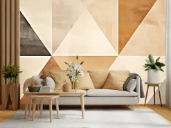 Fototapeta Minimalistyczne Trójkąty Styl Boho 135x90cm