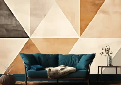 Fototapeta Minimalistyczne Trójkąty Styl Boho 135x90cm
