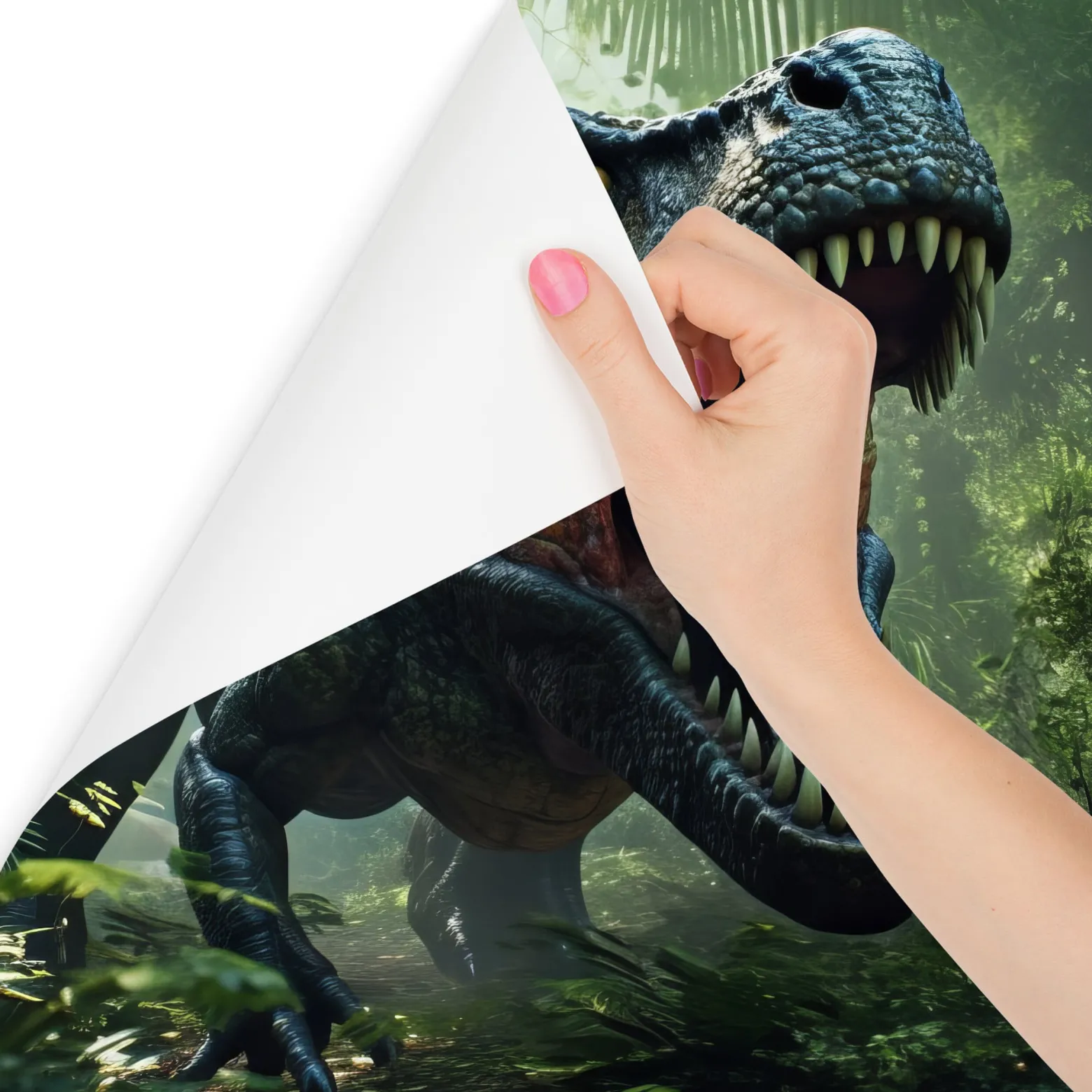 Fototapeta Młodzieżowa Niebezpieczny Dinozaur 3D 90x60cm