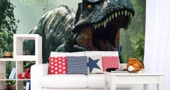 Fototapeta Młodzieżowa Niebezpieczny Dinozaur 3D 90x60cm